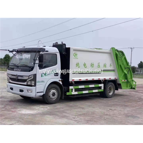 Eco-friendly 4x2 small electric garbage truck